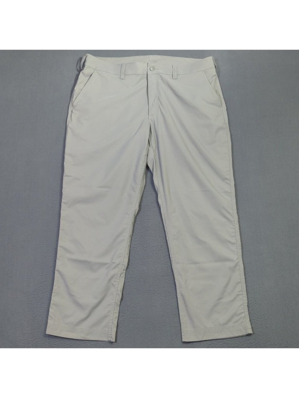 Duluth Trading Co Pants Mens 40x30 Fits 39x29 Gray Armachillo Standard Fit Chino